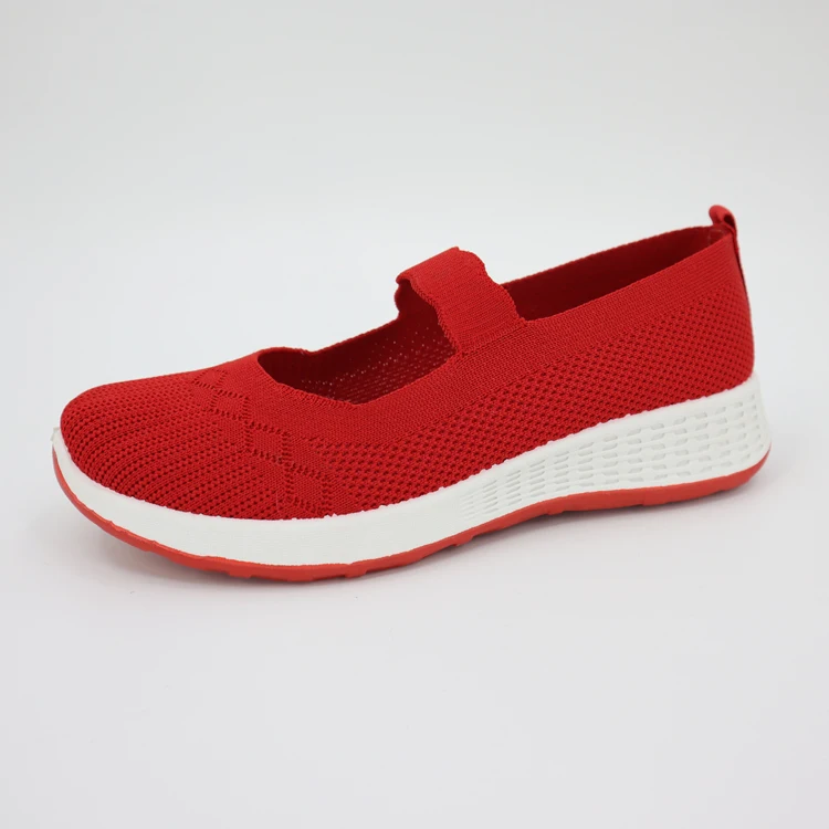 
new fashion mesh cushion knitting walking Spring cloth autumn comfort designs slip on customization shoes 