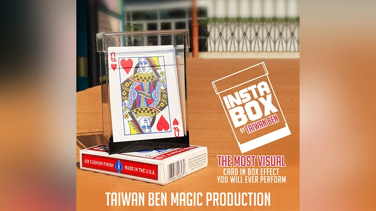 Insta Box Trick By Taiwan Ben Card Magia and Card Tricks Close up Magie Props Illusion Street Magic Gimmicks Bar Magician Visual