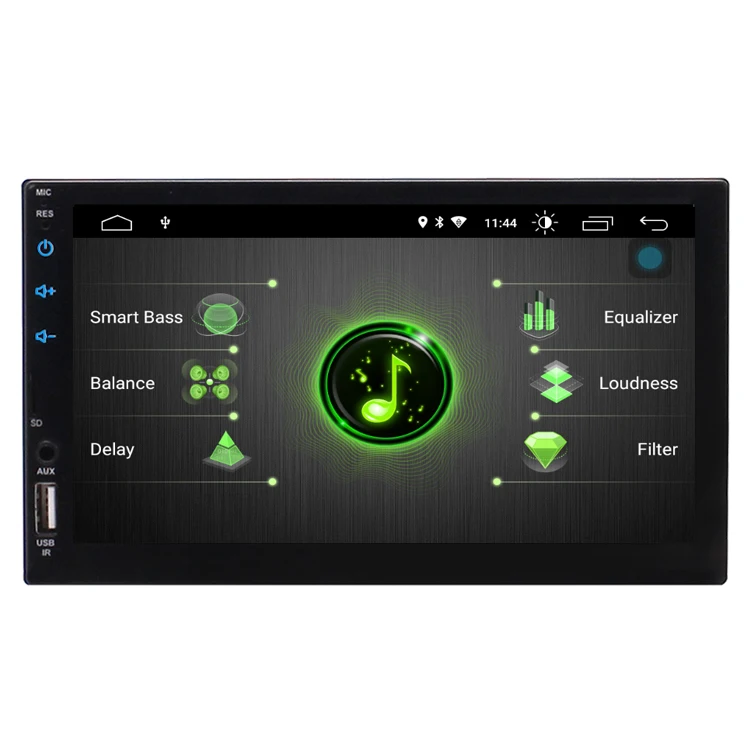  Заводская Прямая поставка Quad-core Android 10 0 двойной Din DSP carlay 7 дюймов сенсорный экран автомобильный GPS навигационная