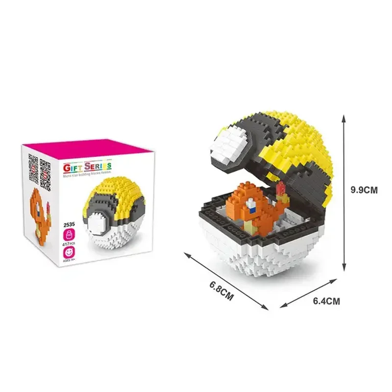 2024 Diy Nano Blocks Set Toys Small particles Elf ball Crab Robot moc brick Building Blocks sets educational toys for kids