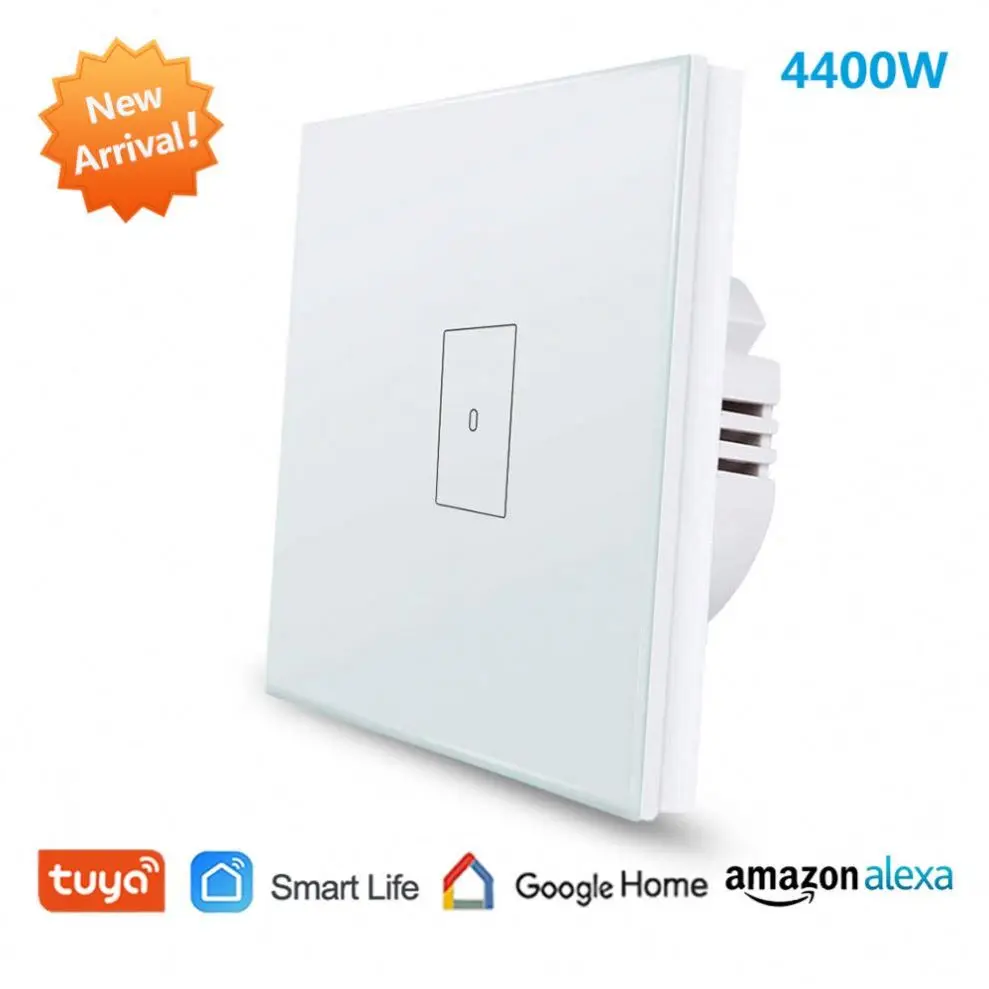 EU UK Boiler Water Heater Switch 20A 4400W Tuya Smart Life App Remote Control turn ON OFF Timer Voice Control Google Home Alexa
