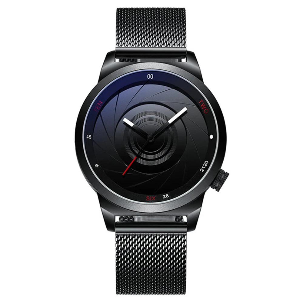 New Arrival Fashion Business Luxury Men Watch Stainless Steel Wristwatch Waterproof Luminous Quartz Watches For Men