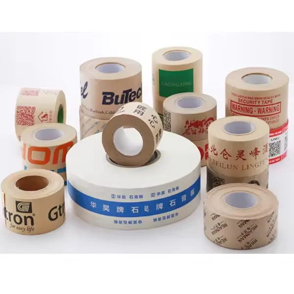 Reinforced Self Adhesive Kraft Paper Tape Packing Gummed Paper Tape