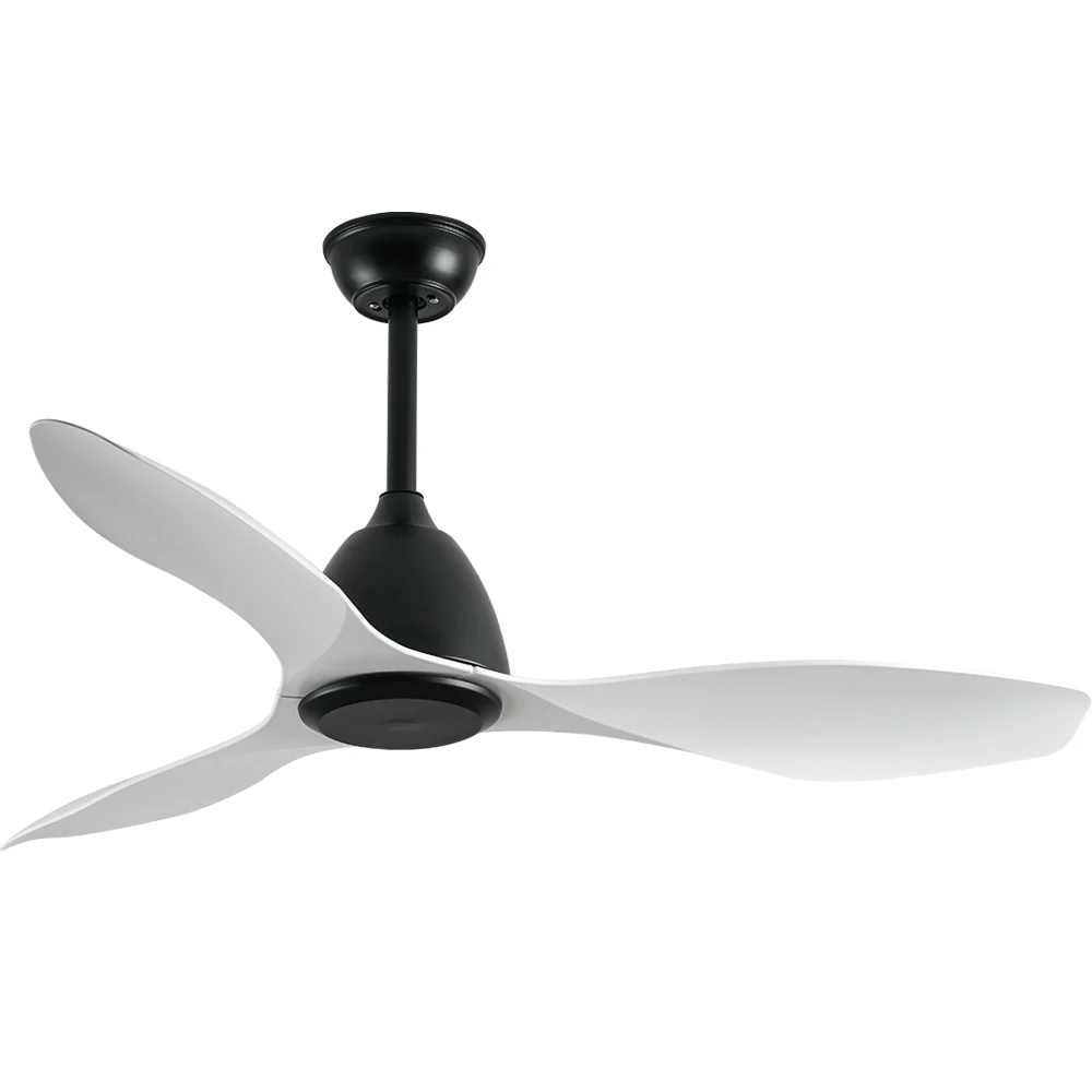Breezelux Ceiling Fan Rustic Fancy Abs Blades Stable Ac Motor Remote Ceiling Fan No Light