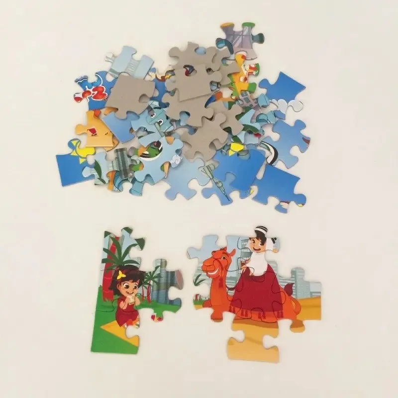 Educational style puzzles inspire kids intelligence puzzle game