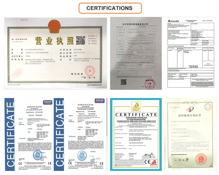 certifications