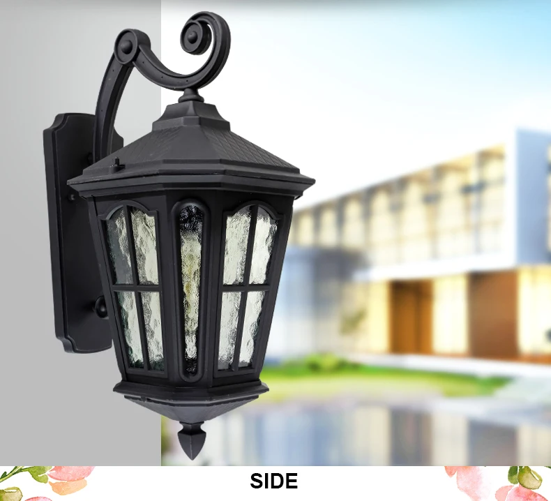 vintage wall light enchanted garden fencing outdoor lighting new exterior wall lantern lamp