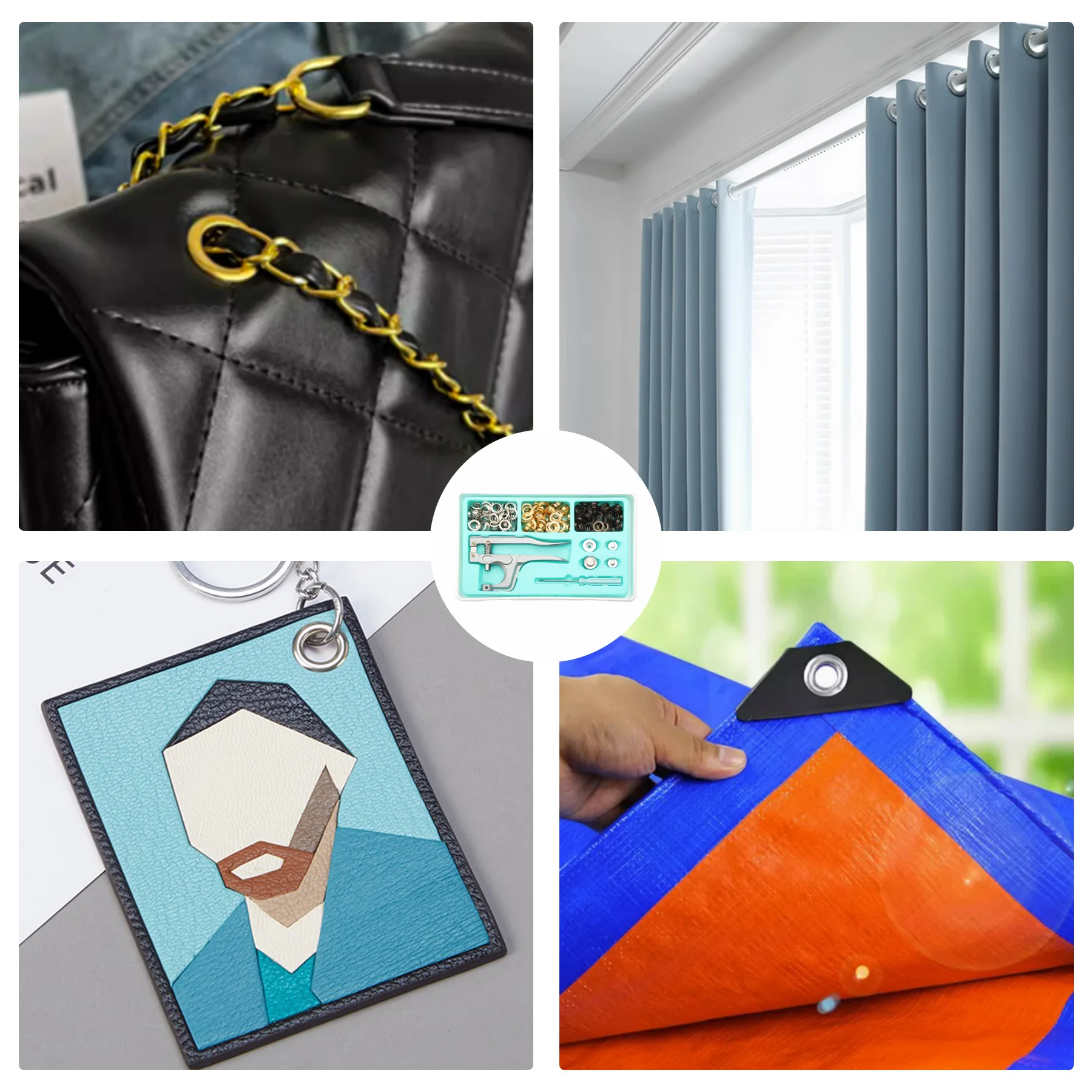 DIY Craft Sewing Tools Plastic Snap Pliers Buttons Press Pliers with Screwdriver