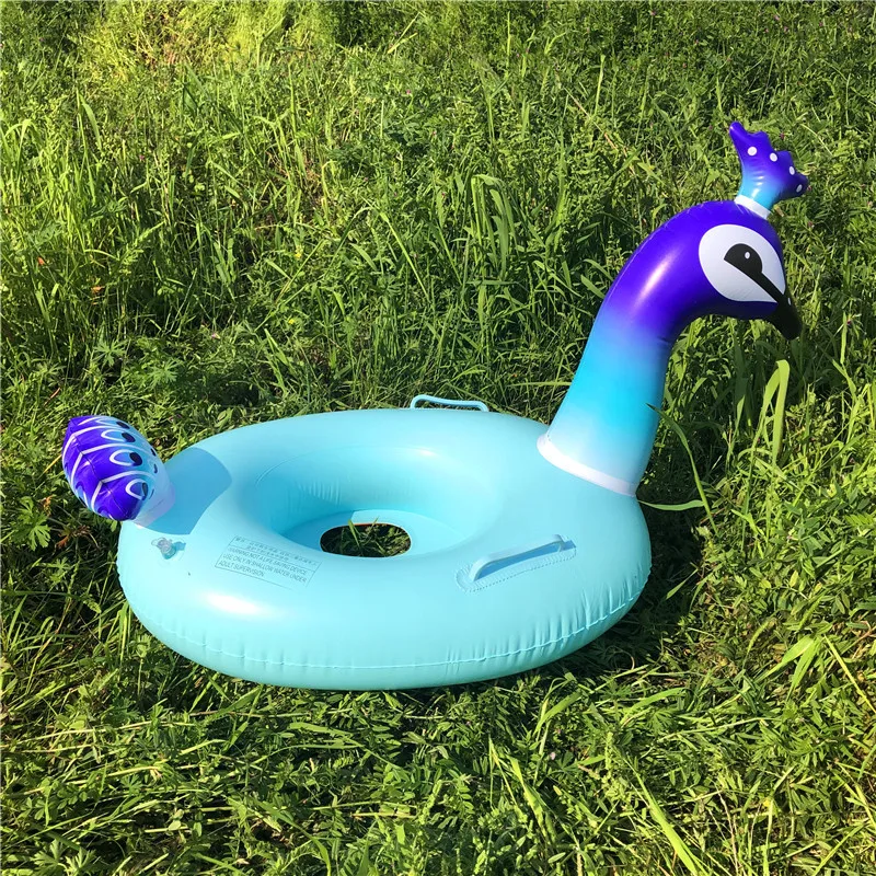 In stock water ring different funny animal inflatable swim seat swim ring for kids