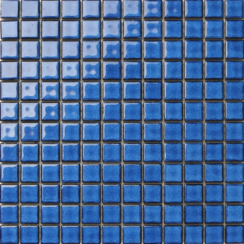 Wholesale Sales Large Ceramic Mosaic Blue-Green Black and White Walls Floors Tiles Kitchen Mosaic