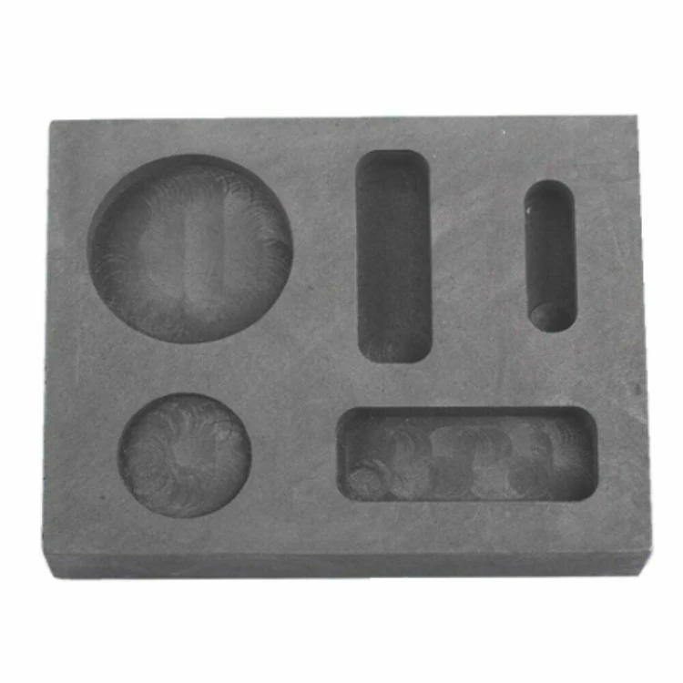 Изготовленная на заказ форма 5 в 1 из графитовой слиток для алюминия золота