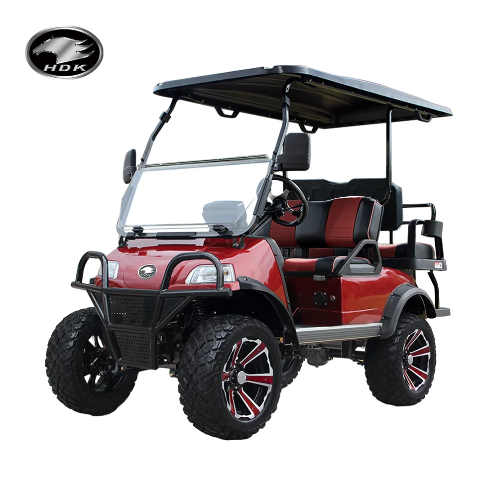New Arrived CE Certificate 2 4 6 Seater Off Road Tour Car Bus Buggy For Sale HDK EVOLUTION Electric Golf Carts