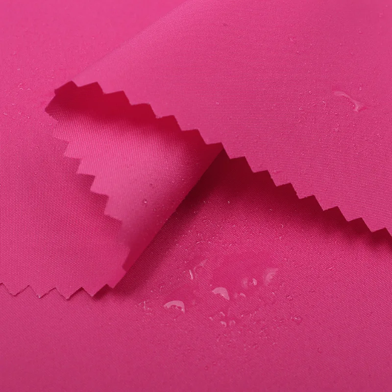 china factory  polyester recycled and eco-friendly 230t pongee 75D elastic silk 75g rpet fabric for clothing bags