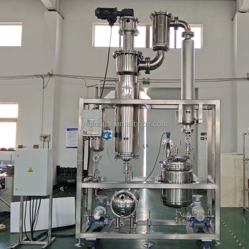 100-200л/ч Емкость тонкопленочный испаритель для удаления этанола