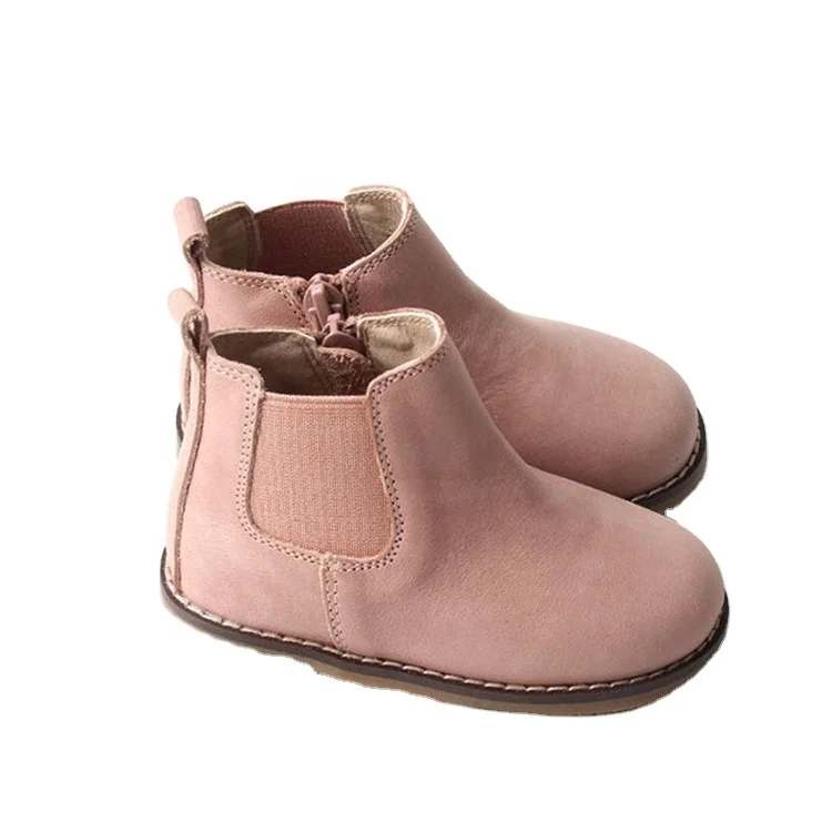 Real Leather Hard Sole Warm Boots Children Toddler Boys Girls Newborn Crib Prewalkers