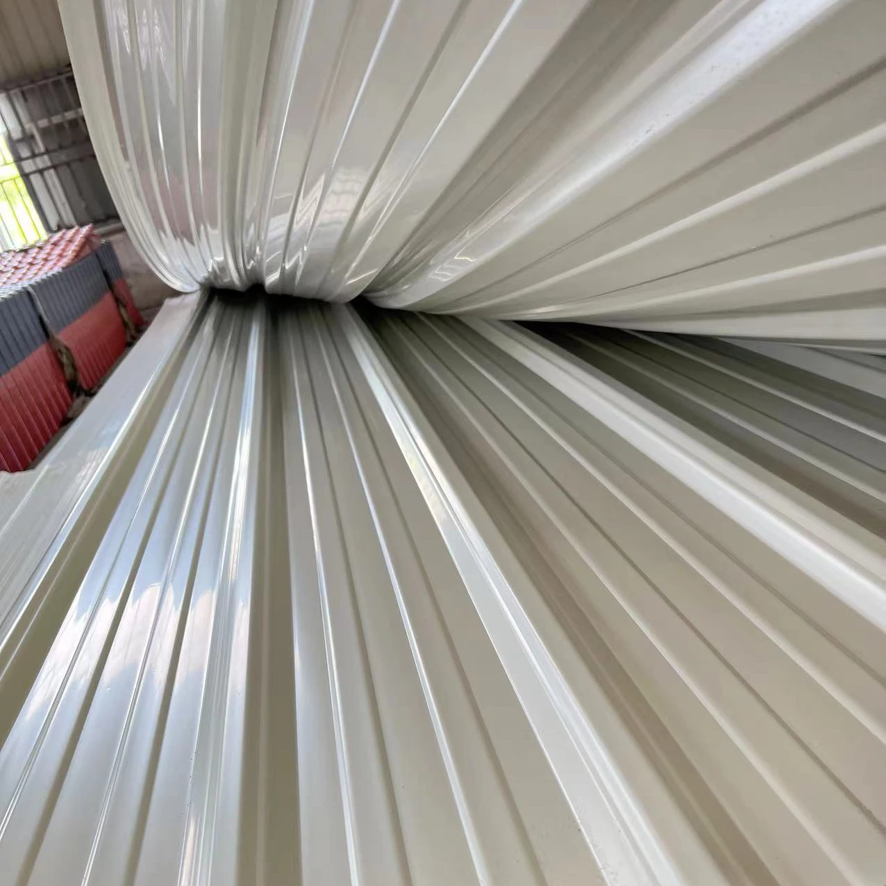 Good weather resistance roofing shingles Corrosive resistance PVC Plastic tile for Factory