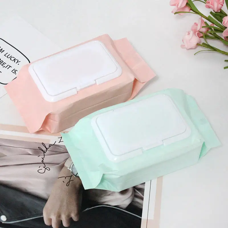 OEM Makeup Remover Both Dry And Wet Tissue Cloths women Individual Wipe Flushable For female Cosmetic wipes