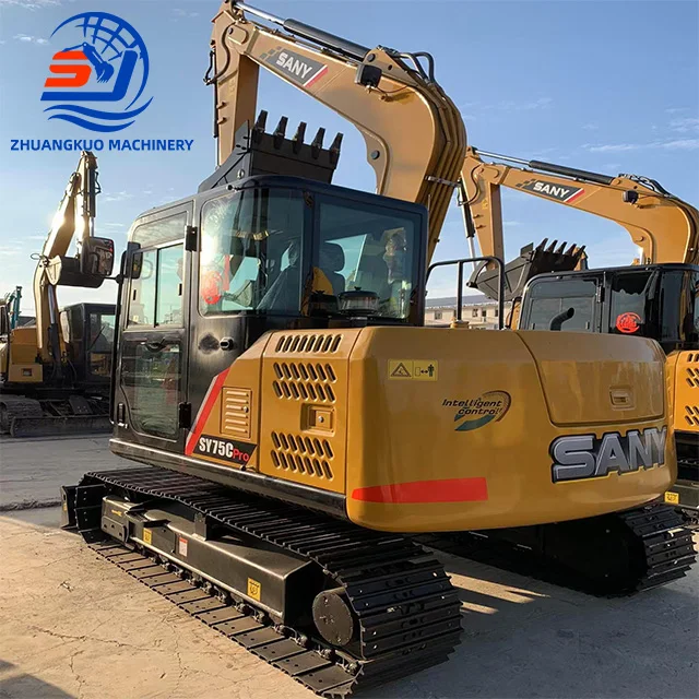 Used Excavator Sany Sy75 Sy75C Sy75-8 original Brand Second Hand Sany Sy 75 Manufacture Price On Sale