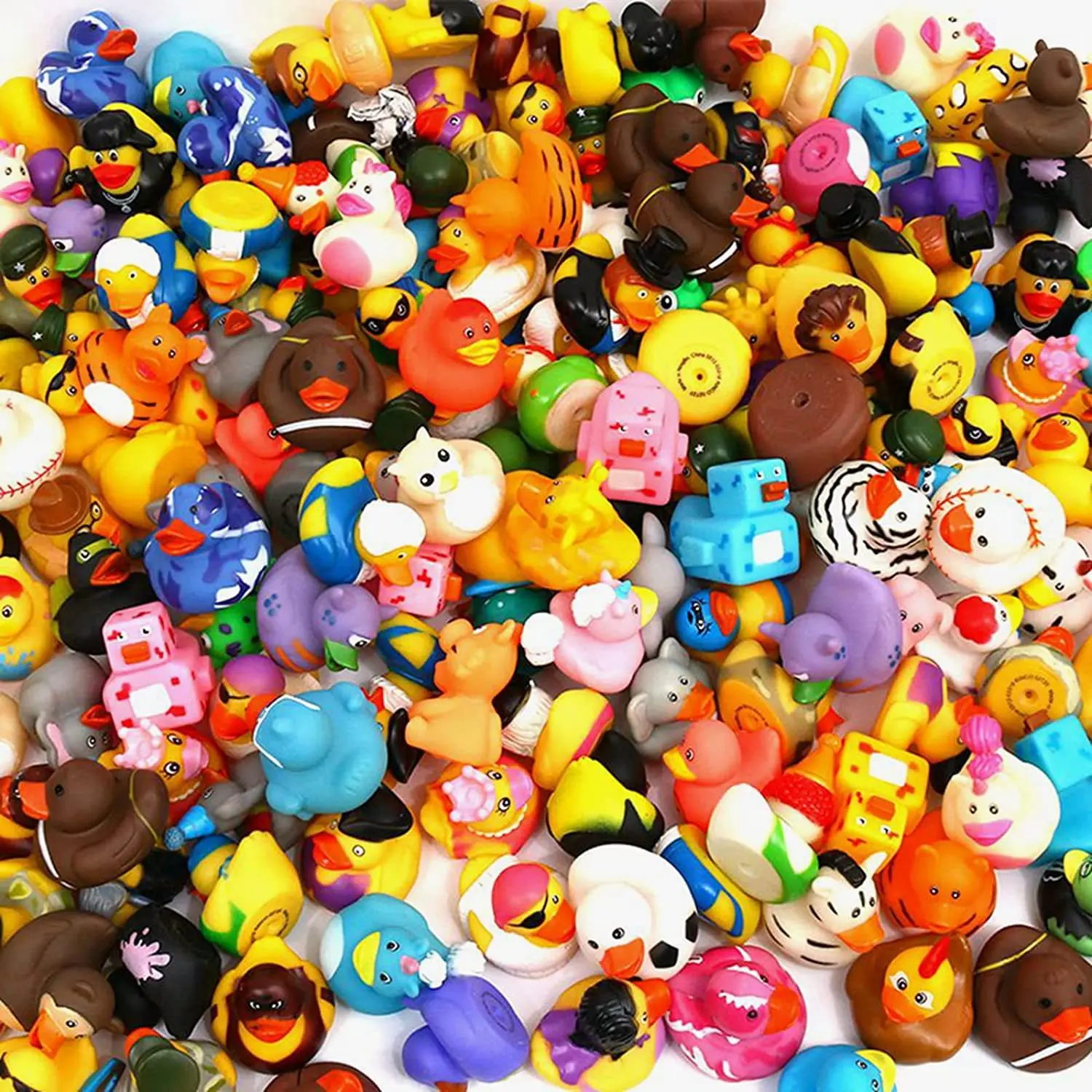 Latest Baby Bath Toy Vinyl Rubber Duck Yellow Custom OEM Rubber Duck Bath Toy Assortment - Bulk Floater Duck for Kids