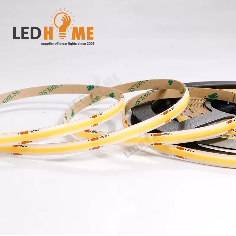 Flexible cob led strip 12V 24V cob led warm white Cob Strip Light for indoor and outdoor