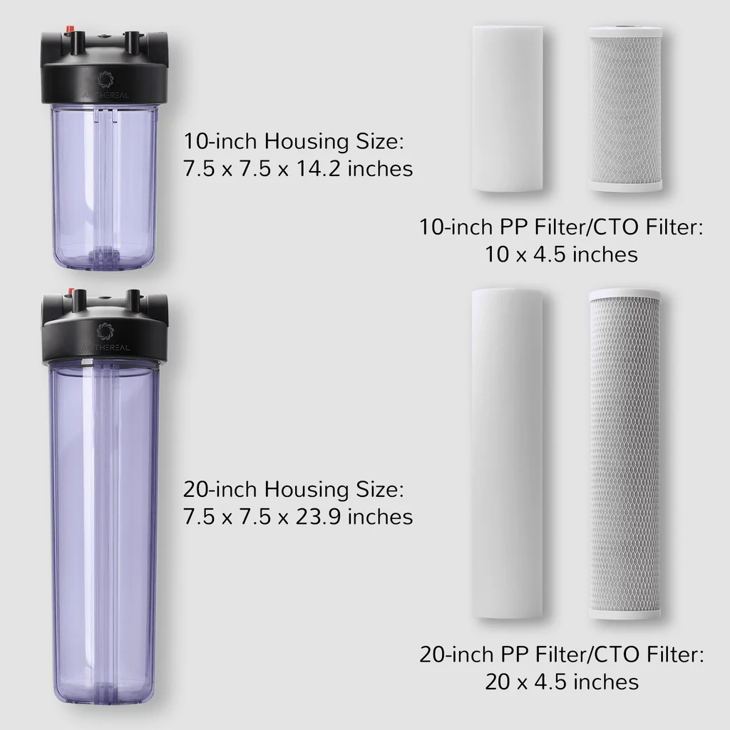 Port Water Filter Housing Gas Clear Water Filter Bottle or Commercial Brass Home Full Range Custom 5 Inch 10 Inch 20 Inch 150