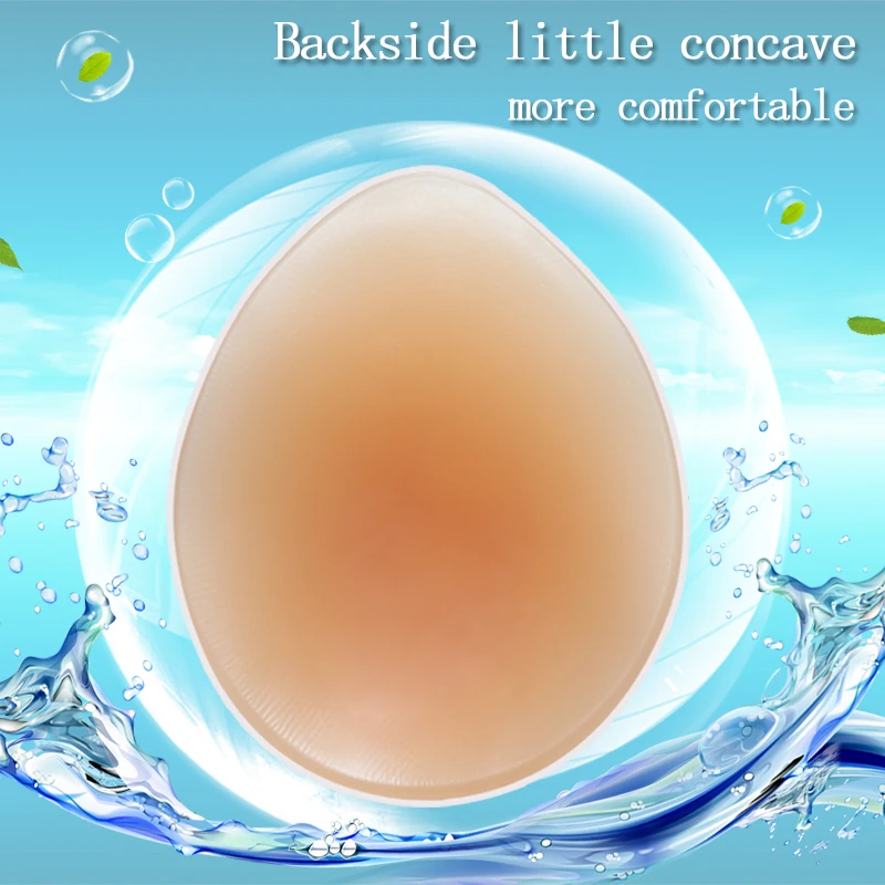 Hot Selling Silicone Breast Forms Soft and Beautiful Women Artificial Boobs 120g/pc Small Flat Chest Favorite