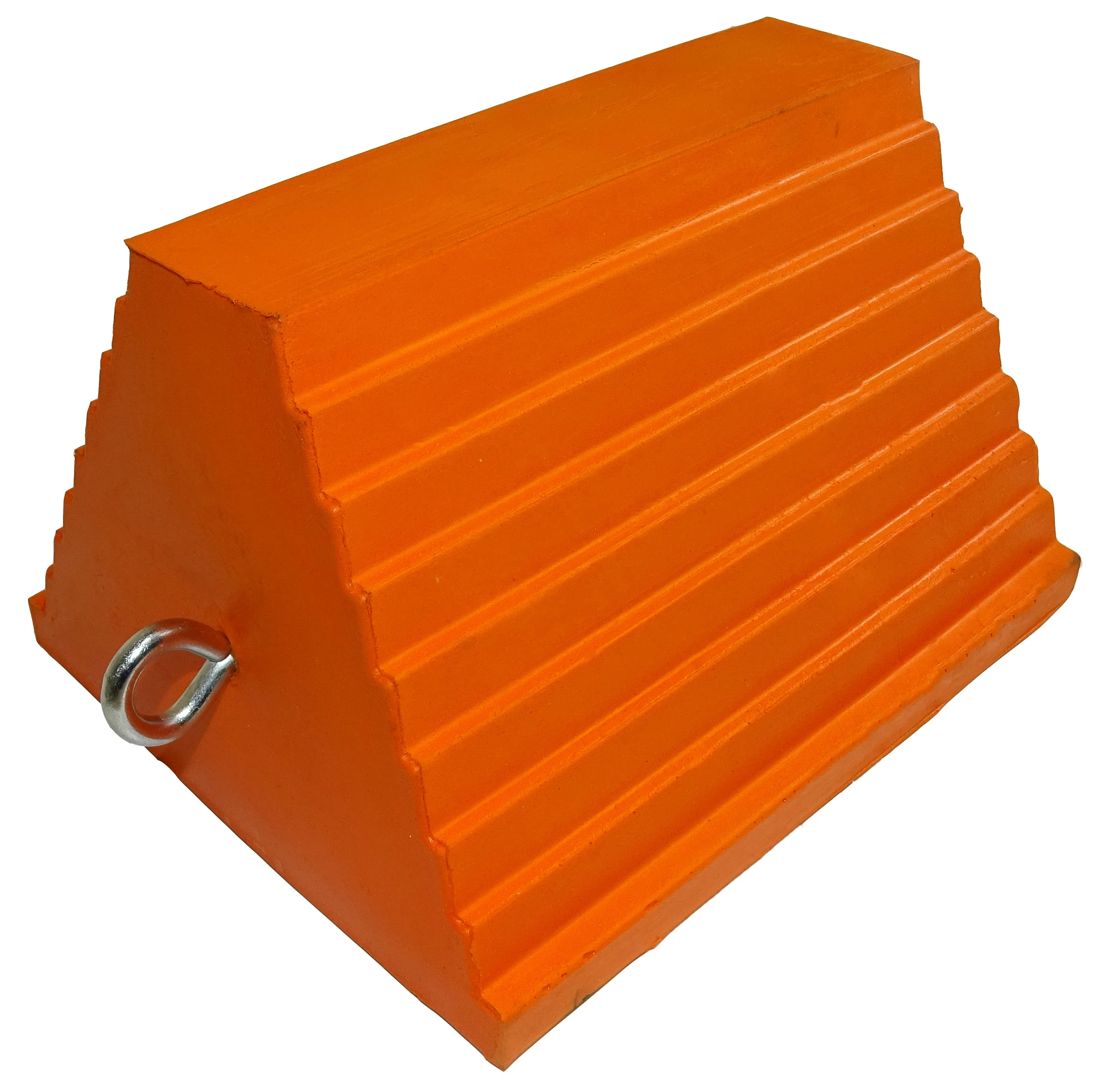 UCTS003 Safety Polyurethane Pyramid Wheel Chock Block with Hook UWC04 PU Chocks