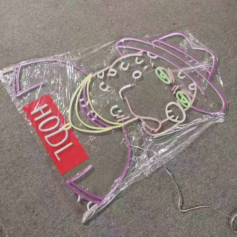 Quality Flex Neon Sign Dog Shape Lighting up Neon Sign Indoor Acrylic Board Neon Letters for Sale