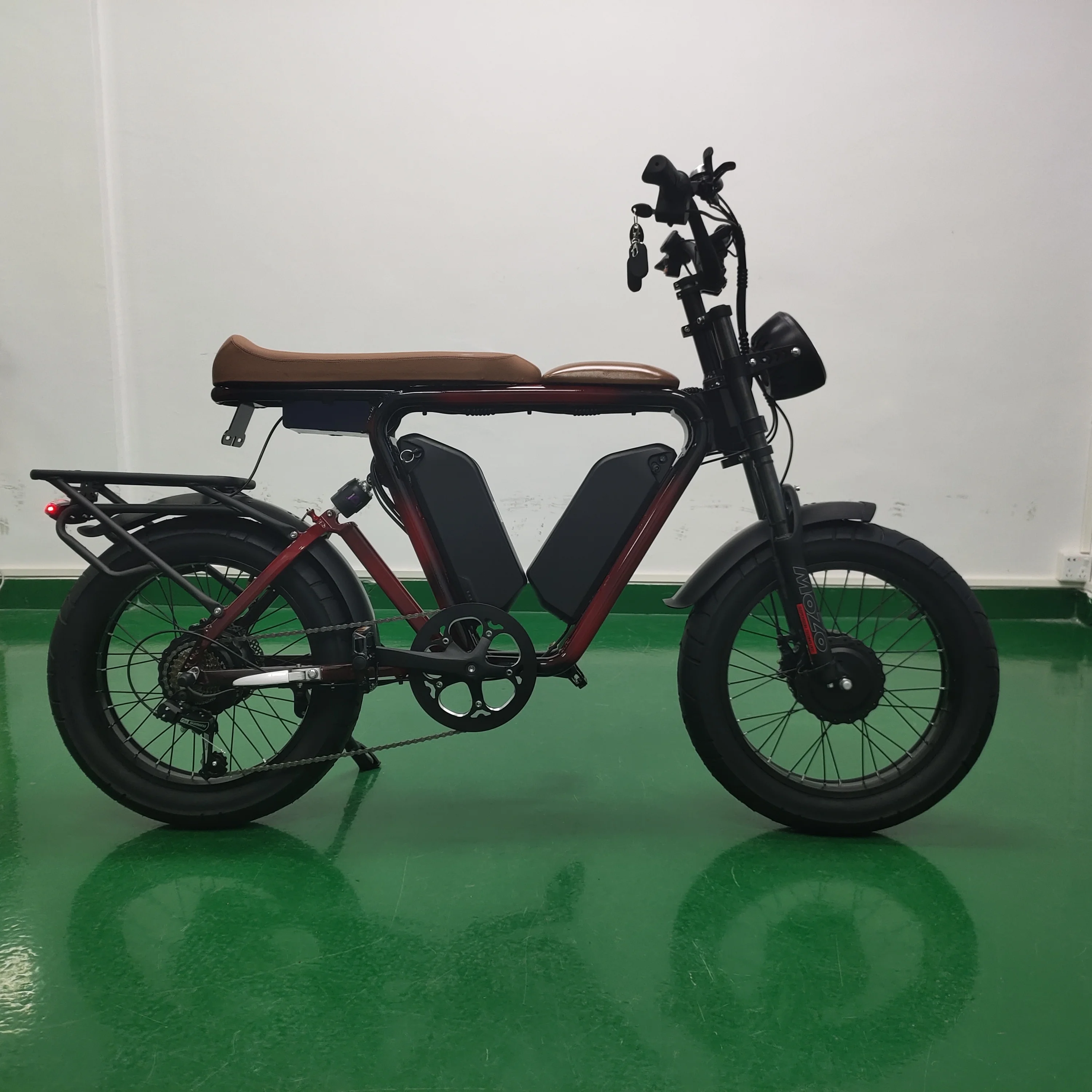 Dual Motor 20 Inch Fat Tire 48v1000w  48v 22ah*2  Dual Batteries  Electric Bike City Bike Electric Fat Bike
