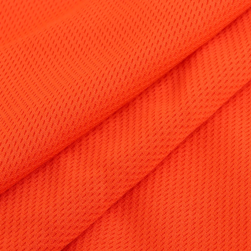 100% polyester 130gsm bird eye mesh fabric fast drying and breathable sports knit fabric