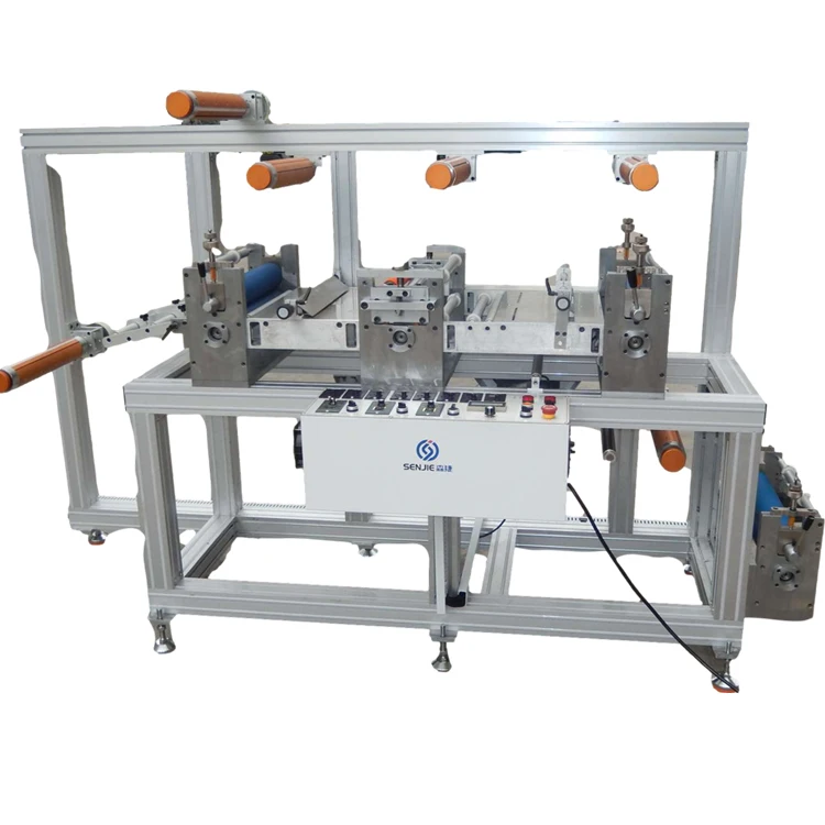 Professional Made Fast Speed Round Knives Rotary Die Cutting Machine With Magnetic Cylinder Plastic Cutting Machine