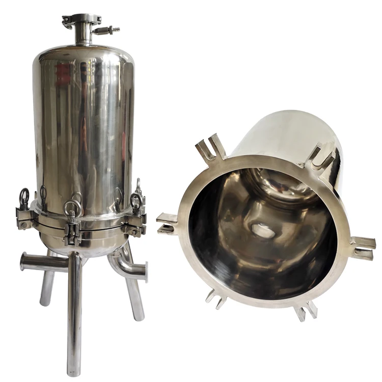 Stainless steel 304 316  housing cartridge filter cartridge water filter housing water purification and fine filtration