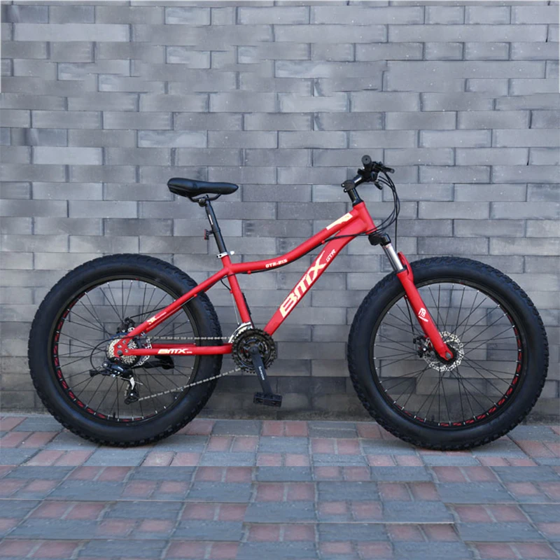 Popular Product 21 Speed BMX Bisicletas 24 29 talle m Gear Cycle Tyre 26x4.0 City Men Fat Mountain Bike Parts Snow Bicycle