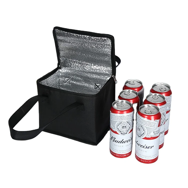 Dairy Products Delivery Aluminum Foil thermal Bag with handle for Perishable lunch milk insulation cooler bag
