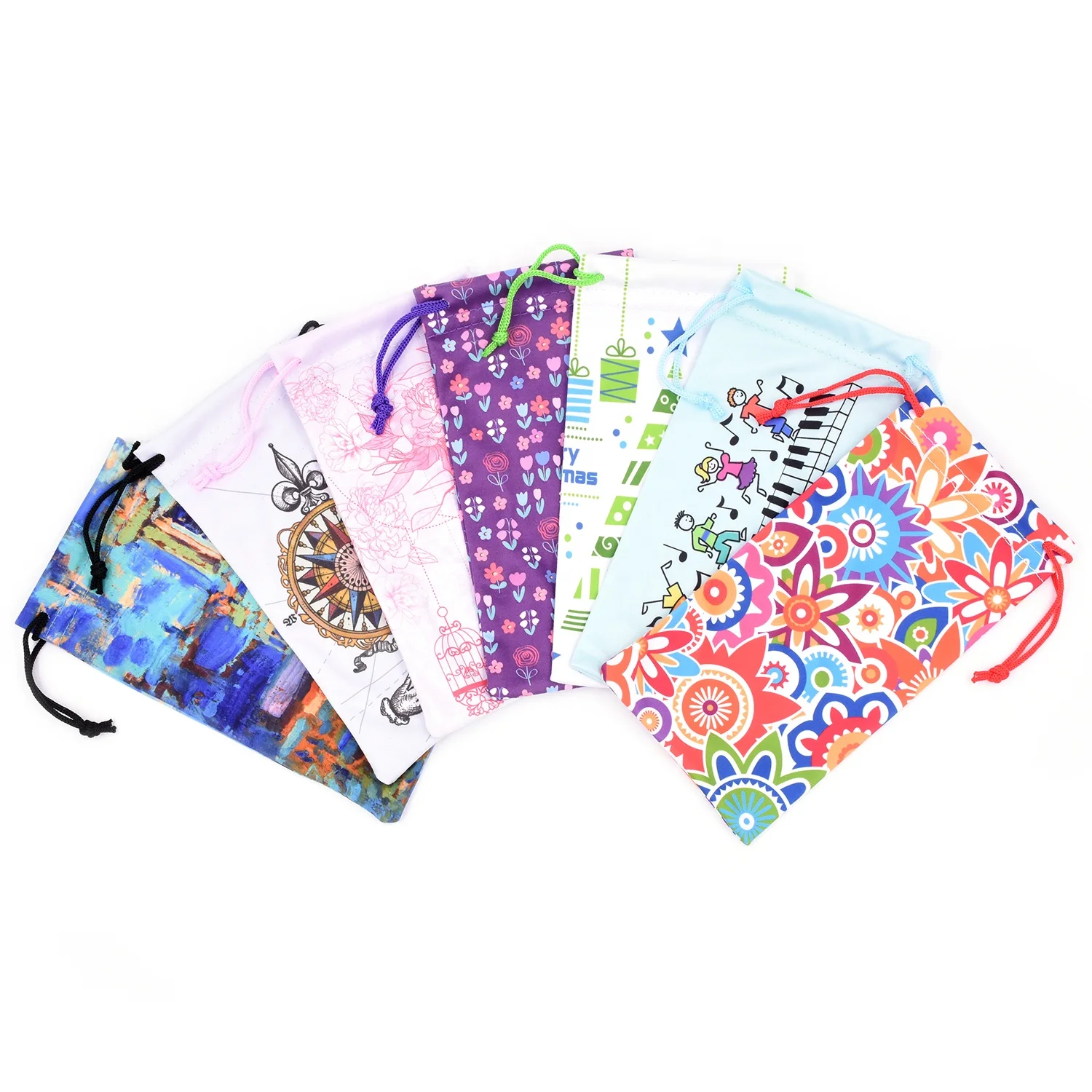 Bestpackaging microfiber Glasses Pouch glasses clean cloth custom Sunglasses bag cleaning cloth with logo eyeglasses bag