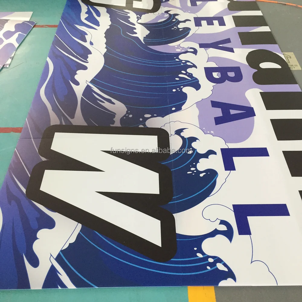 4mm 5mm PP Plastic Advertising Printed Board Corrugated Plastic Signs Die Cut Corflute Signs