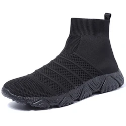 New Arrival men shoes arch support slip-on anti-slippery light wight women sneaker shoes outdoor sport casual sock shoes