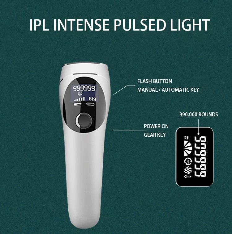 Global Travel 2 In 1 Smart Removable Anionte Abs Anal Lovedock Ipl Laser Hair Removal Gen 2