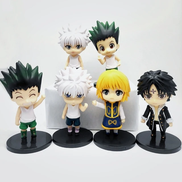 Dropshipping Hunteres x Hunteres Gon Freecss Killua Zoldyck Anime Action Figure 6pcs