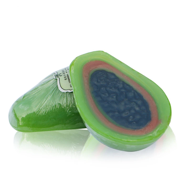 Private Label Natural Organic fruit shape  Baby Face  Bath Handmade soap Washing Hand Baby Strawberry watermelon Soap