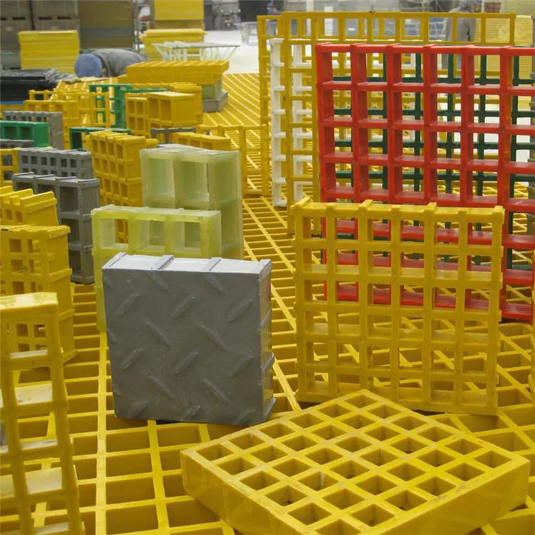Light Weight Fiberglass Plastic Reinforced Walkway Frp Grating FRP Car Wash Trench Frp Drainage Grating Floor Panel