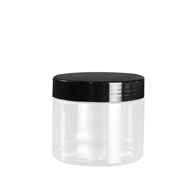 150ml Plastic jar with lid screw lron  transparent container  Cosmetic Crea Powder jar  vanity box plastic can
