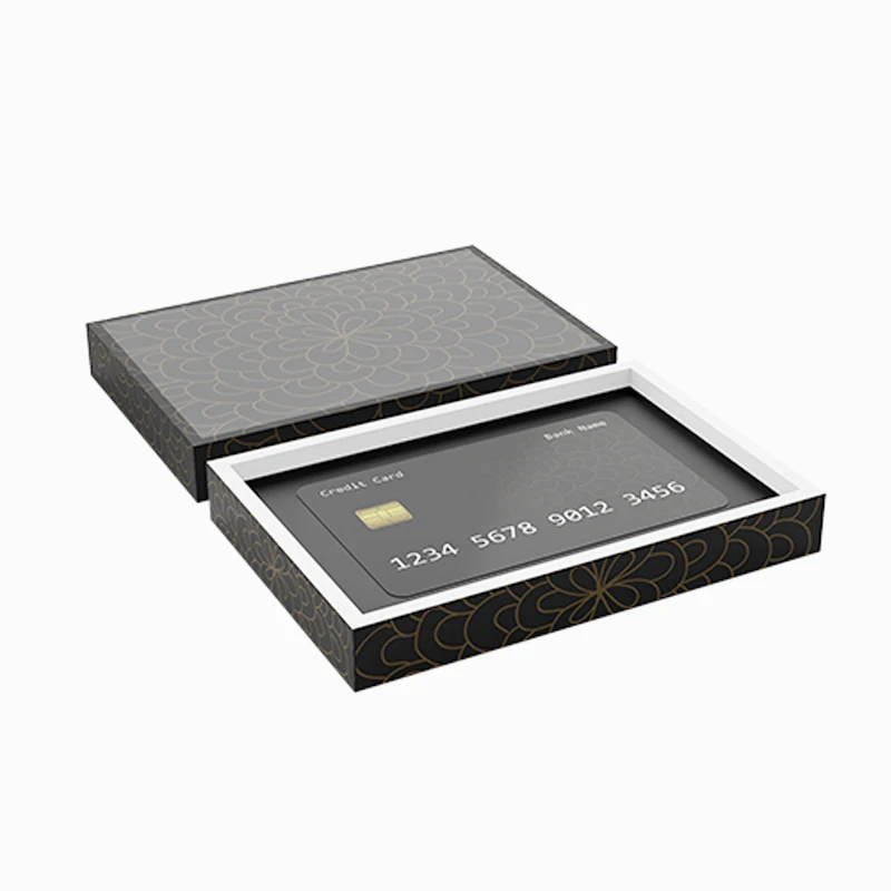 Wholesale Custom Luxury  Business Credit Card Packaging Box VIP Credit Card Packaging