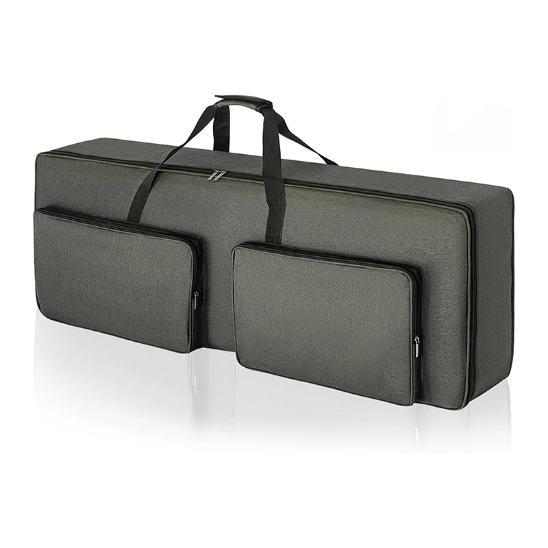 76-Key Padded Keyboard Gig Bag Portable Piano Keyboard Case Durable Keyboard Bag With Two Firm Portable Handle Straps