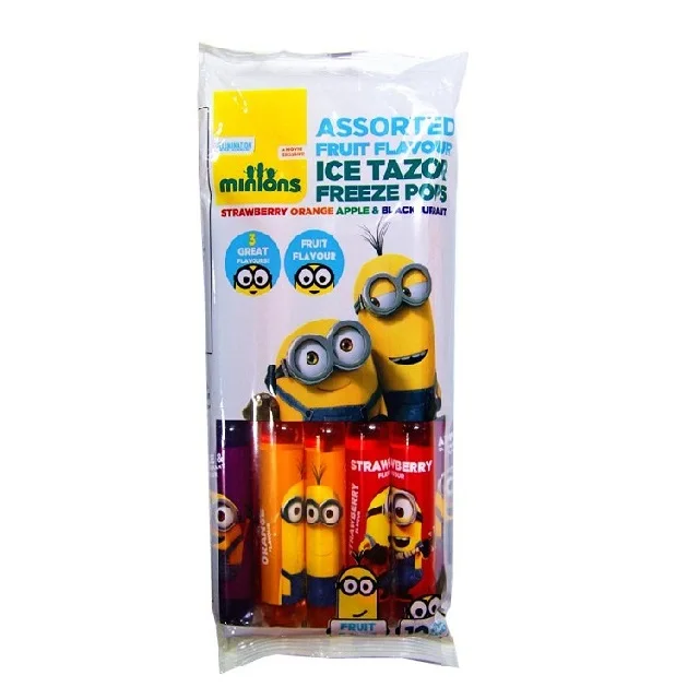 New Arrival Ice Tazor Freeze Pops Strawberry/Orange/Apple Mixed Black Currant Fruits Juices Ice Candy