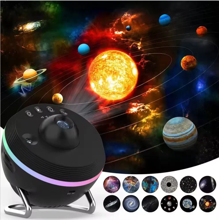 2024 New Upgrade Smart galaxy lamp projector 5rd Generation Meteor And Galaxy Projector 360 Led galaxy night light with 13 films