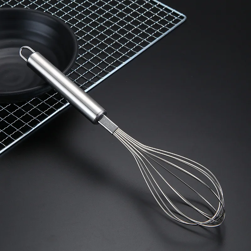 Kitchen accessories Classical design manual stainless steel egg beater mixer egg whisk for cooking baking wholesale