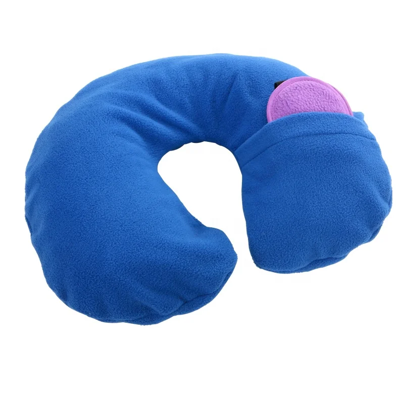 Travel Inflatable Neck Pillow With Eye Mask Comfortable Pillow Set
