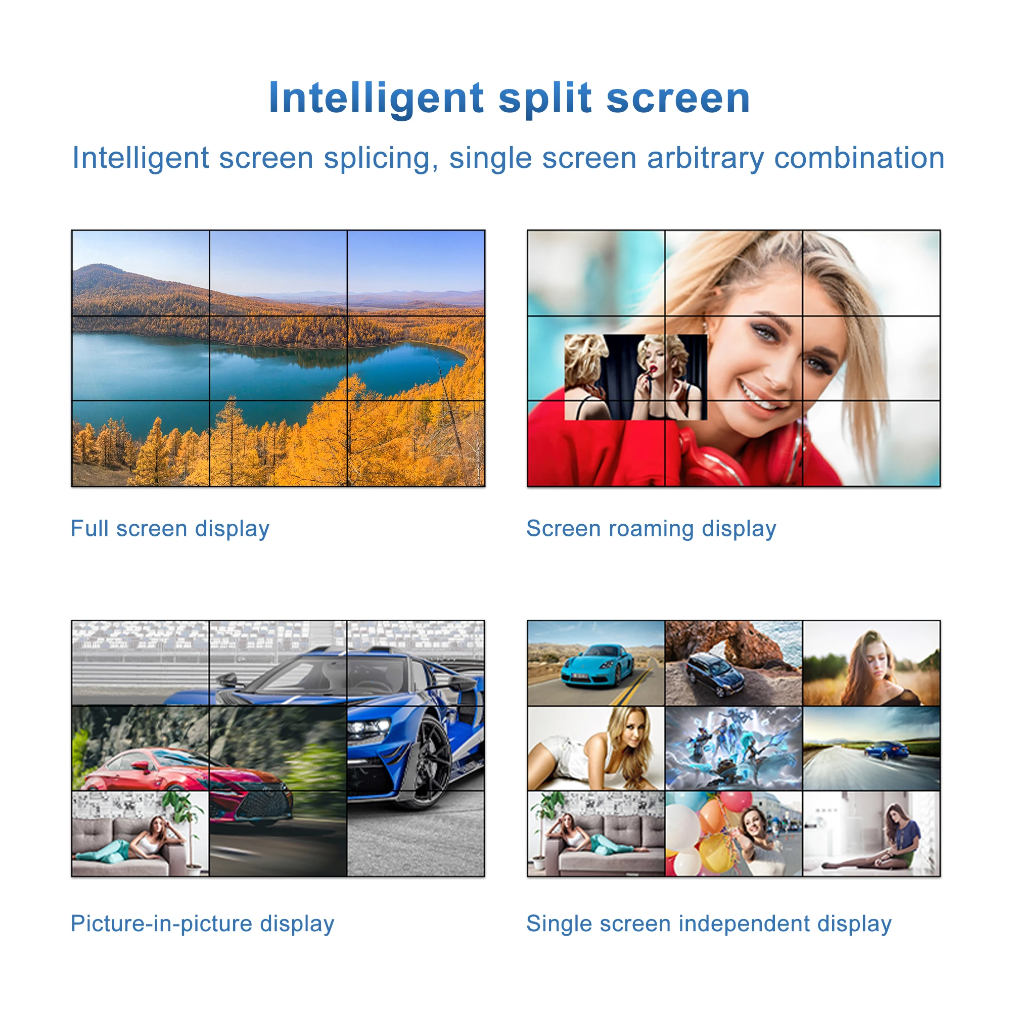 WALL Mounted Tft Commercial Touchscreen Lcd Advertising Screen Digital Signage and Display