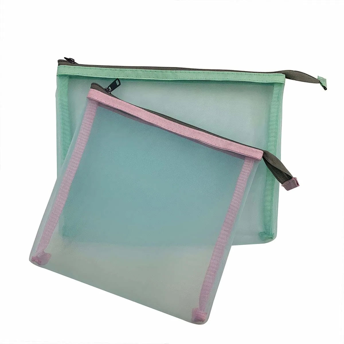 Nylon organizer for documents durable mesh pouch file bags breathable storage wallet